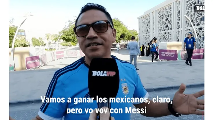 Es mexicano, está en Qatar e hizo el pronóstico más insólito para el duelo del sábado