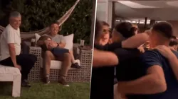 VIDEO | En pleno cumple de su hijo, a Gallardo le pidieron que se quede en River