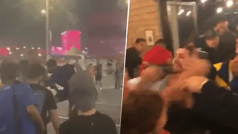 Feroz pelea entre argentinos y mexicanos.