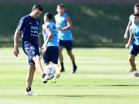 Un cambio por línea: el sorpresivo equipo que probó Scaloni para enfrentar a México