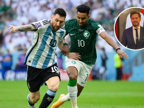 "Baldazo de agua fría": el relato de Vignolo de la derrota de Argentina ante Arabia