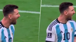 VIDEO | No se vio: la arenga a puro grito de Messi en pleno partido ante Arabia