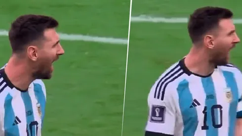 VIDEO | No se vio: la arenga a puro grito de Messi en pleno partido ante Arabia