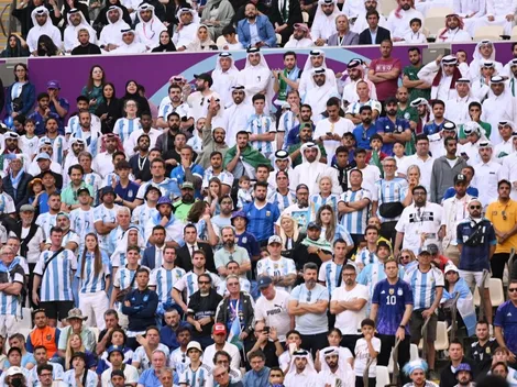 Polémica entre los hinchas argentinos que están en Qatar
