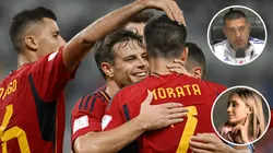 Es viral: el video de Riquelme y Morena Beltrán tras la histórica goleada de España en el Mundial