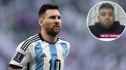 La frase de Diego Maradona Jr. sobre Messi por la que tuvo que pedir perdón: "La comparación con mi papá es..."