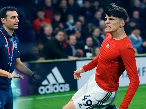 Otro más y van: el polémico me gusta de Garnacho tras la derrota de Argentina en Qatar