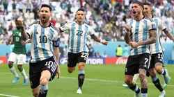 Lionel Messi hizo el gol de Argentina ante Arabia Saudita