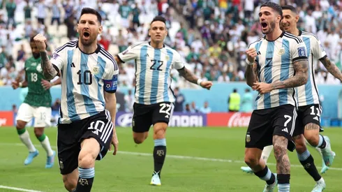 Lionel Messi hizo el gol de Argentina ante Arabia Saudita