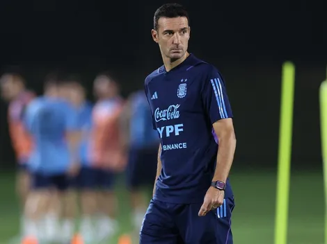 "Es una debilidad": Scaloni probó a Exequiel Palacios en la práctica