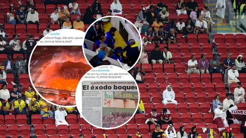 Los hinchas de Qatar abandonaron el estadio y se desataron las cargadas a Boca y River