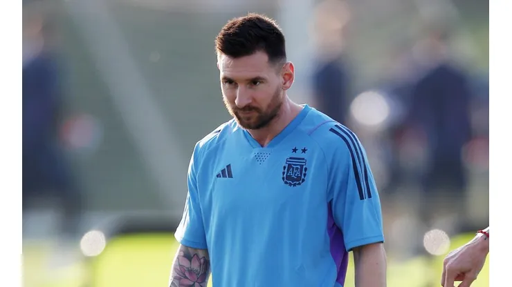 No apto para sensibles: la imagen del tobillo de Messi antes del debut