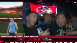 Un argentino perdió la Hayya Card, la encontró en vivo y hubo festejo