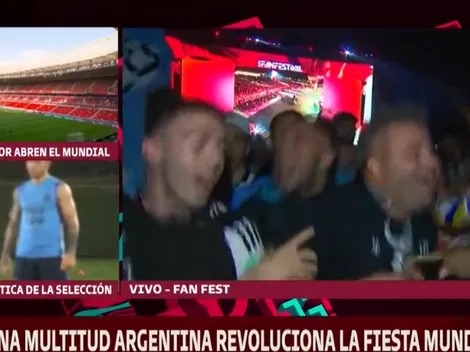 Un argentino perdió la Hayya Card, la encontró en vivo y hubo festejo