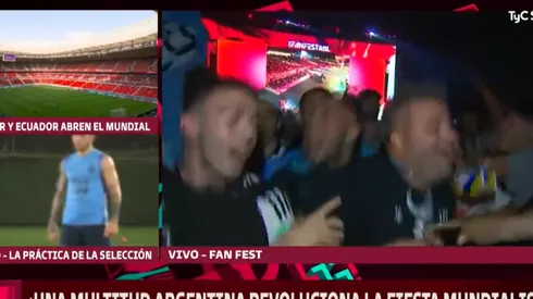 Un argentino perdió la Hayya Card, la encontró en vivo y hubo festejo