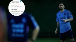 ¡A horas del Mundial! El jugador de la Selección que Messi empezó a seguir en Instagram