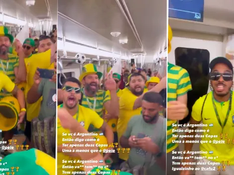 "Una menos que Pelé": la canción viral de Brasil para Argentina en Qatar