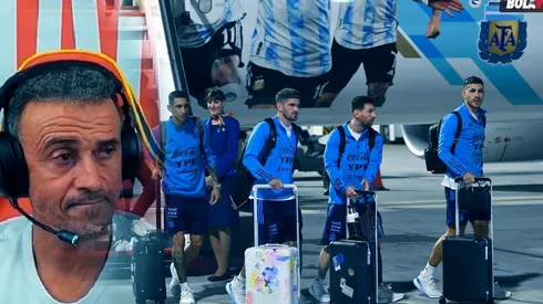 Luis Enrique debutó como streamer y fue contundente con la Argentina.