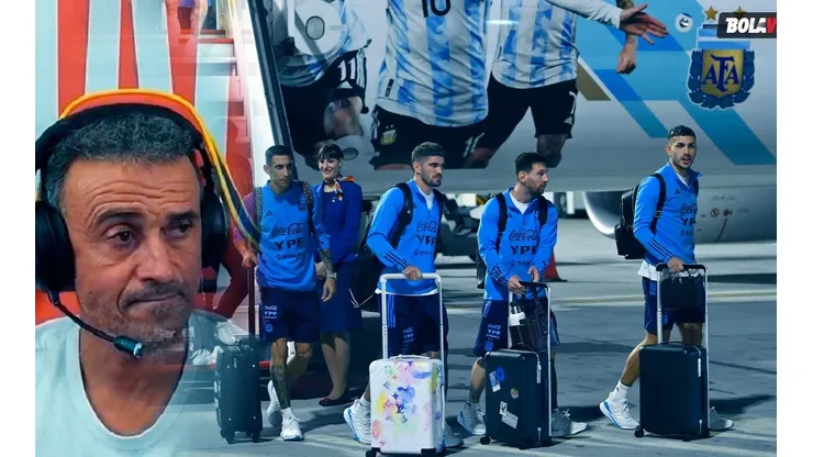 Luis Enrique debutó como streamer y fue contundente con la Argentina.