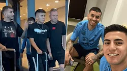 Correa y Almada ya están en Qatar.