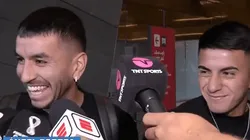 La broma de Ángel Correa a Almada.