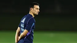 Scaloni habló antes del debut.