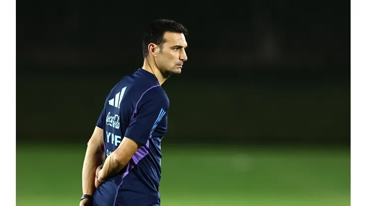 Scaloni habló antes del debut.