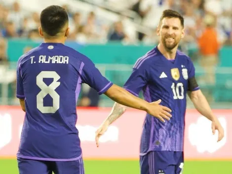 Que había dicho Messi sobre Thiago Almada en la última convocatoria de la Selección