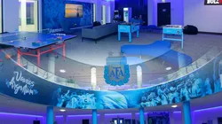 Así es la casa de la Selección Argentina en Qatar.