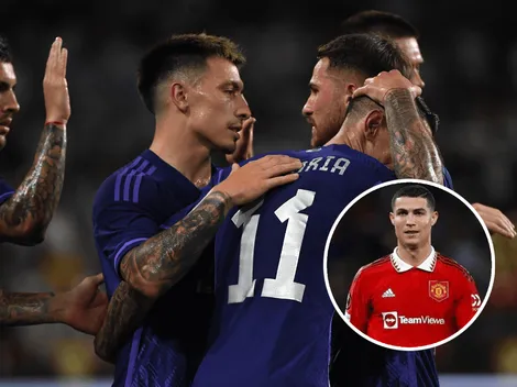 El elogio de Cristiano Ronaldo para Lisandro Martínez: "Tendrá larga carrera"