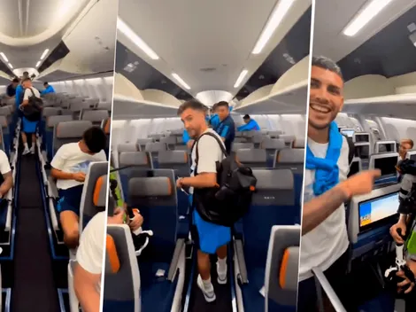 VIDEO | Otamendi filmó la intimidad de la Selección en su llegada a Qatar desde Abu Dhabi