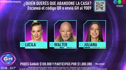 ¿Quién querés que abandone la casa de Gran Hermano?