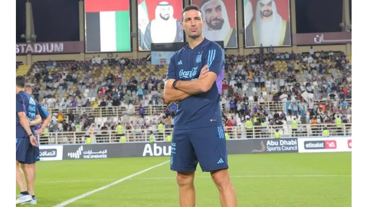 El jugador que sorprendió a Scaloni en las prácticas: "Un estado increíble"