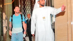 No se vio: el guiño de Messi en su llegada a Abu Dhabi que ilusiona a la Selección