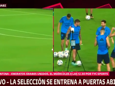 VIDEO | De Paul le tiró un caño a Messi, que no se dio cuenta nunca