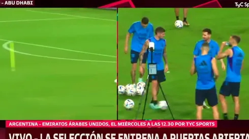 VIDEO | De Paul le tiró un caño a Messi, que no se dio cuenta nunca