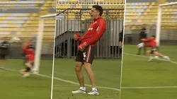 Enzo Pérez se lució en los penales.