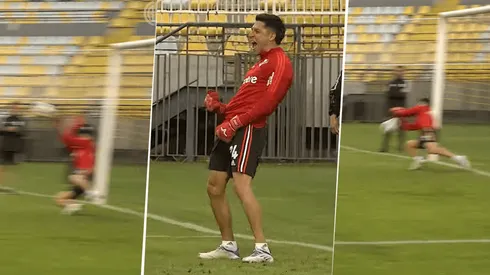 Enzo Pérez se lució en los penales.