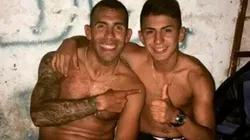 Tevez y Thiago Almada ya tienen una relación por haber crecido en el mismo barrio. (Foto de archivo)