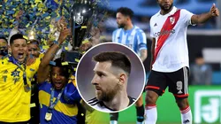 La palabra menos pensada: Messi habló sobre el triunfo de River que le dio el título a Boca