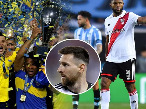 La palabra menos pensada: Messi habló sobre el triunfo de River que le dio el título a Boca