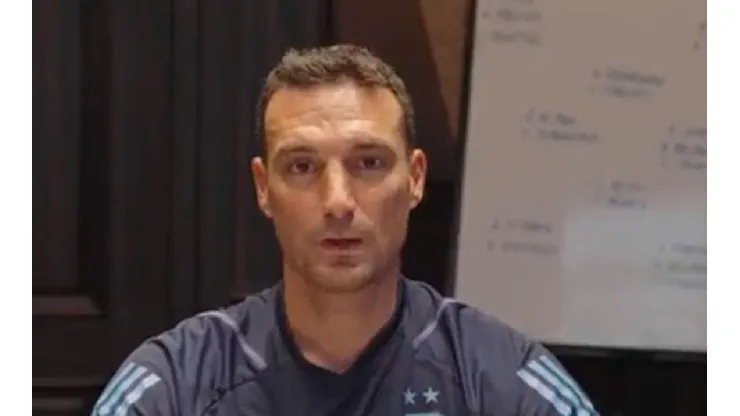 Los 3 secretos que esconde el pizarrón de Scaloni