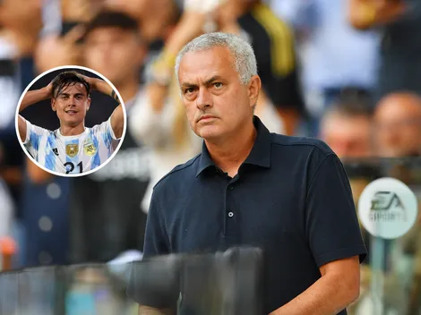 Mourinho sobre la situación de Dybala: "No sé sus contactos con Argentina y Scaloni"