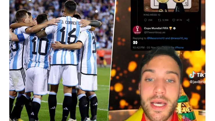 Un tiktoker español asegura que el Mundial está arreglado para Argentina