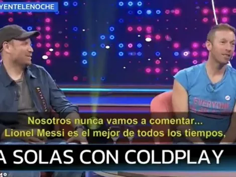 Al cantante de Coldplay le preguntaron por Messi y su respuesta sorprendió al Bebe Contempomi