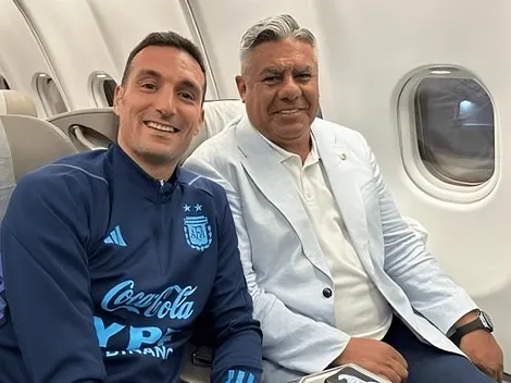 "Nos vamos para Qatar": la foto viral de Tapia con Scaloni que generó fervor
