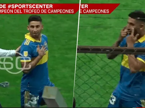 VIDEO | No se vio: el gesto de Alan Varela a los hinchas de Racing tras la expulsión en el Trofeo de Campeones