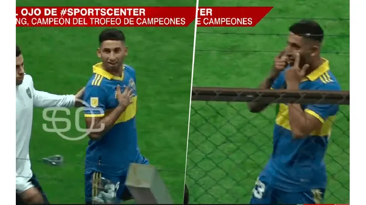 VIDEO | No se vio: el gesto de Alan Varela a los hinchas de Racing tras la expulsión en el Trofeo de Campeones
