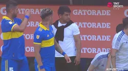 La cargada de Zambrano a los hinchas de Racing en pleno partido