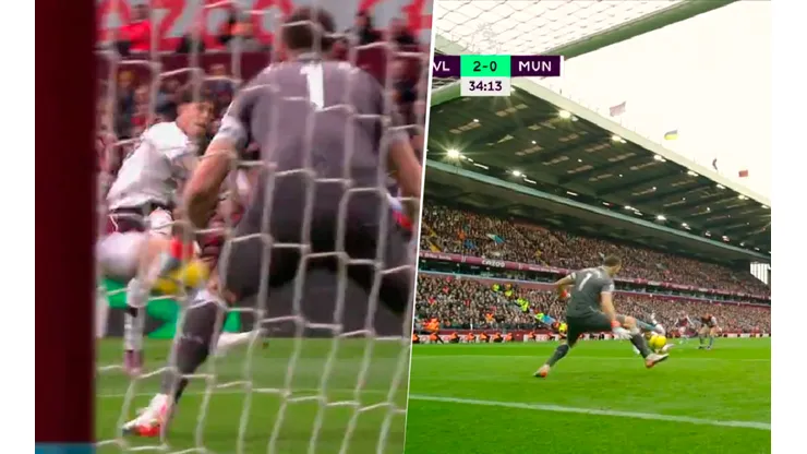 VIDEO | Dibu Martínez en modo Mundial: doble atajadón ante Garnacho y Cristiano Ronaldo